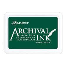Ranger archival ink pad library green