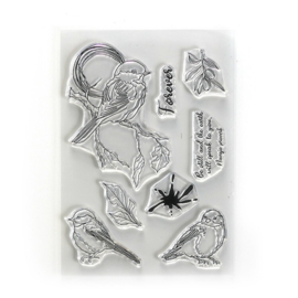 Elizabeth craft designs clearstamp en outline die forever