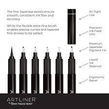 Spectrum noir  art lines set fine liners