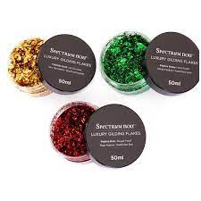 spectrum noir luxury gilding flake kerstkleuren