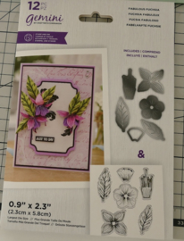 Gemini Stempel en Snijmal Fabulous Fuchsia – Speels, sierlijk en eenvoudig in 3D