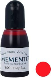 Memento Dye Ink Refill/Reinker - Lady Bug