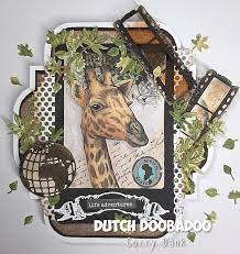 Dutch Doobadoo stencil giraf