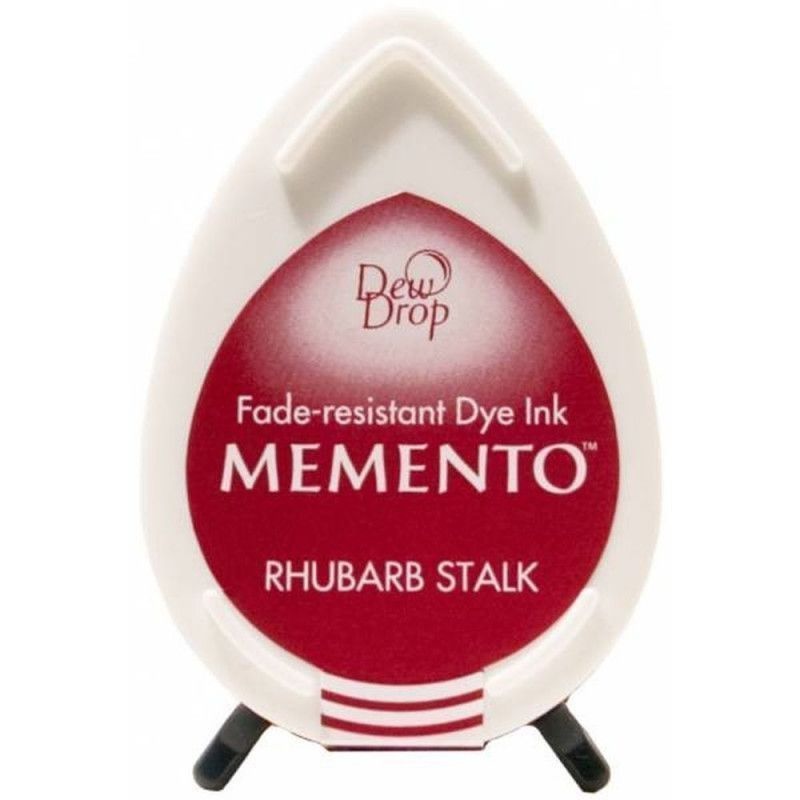 ❤️ Memento Rhubarb Stalk – Dieprode stempelinkt met een fruitige touch