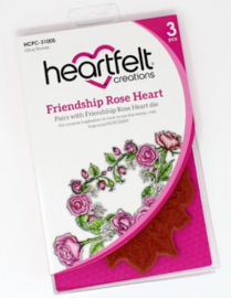 Heartfelt Creations Friendship Rose Heart bundel kopen – stempel + snijmal met 10% korting