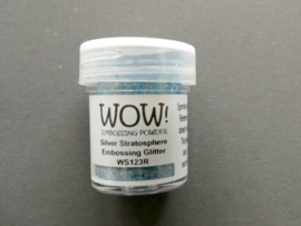 WOW embossing powder Silver Stratosphere WS  123R