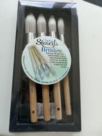 stencil brushes