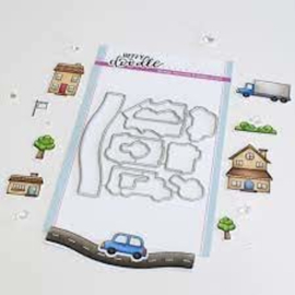 Heffy Doodle Home Sweet Home bundel kopen – stempel + snijmal met 10% korting