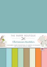 the paper boutique  Christmas buddies colour cardstock