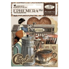 adhesive Stamperia  paper cut outs ephemera coffee and chocolate