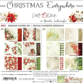 Christmas Everywhere van Craft O’Clock – Warm, sfeervol en creatief papier