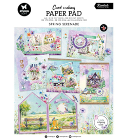studio light card making paper pad spring serenade