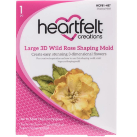 Heartfelt Creations Large 3D Wild Rose Shaping Mold kopen – vorm moeiteloos grote, expressieve rozen in 3D