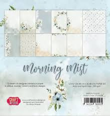 Craft & You paper pad morning mist 12 x 12"