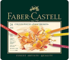 Polychromos kleurpotloden 24 stuks – intens kleurplezier van Faber-Castell