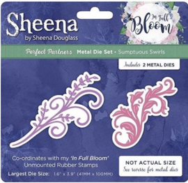Sumptuous Swirls snijmal – elegante krullen die perfect combineren met Full Bloom