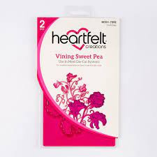 Heartfelt creations stempelset vining  sweet pea