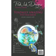 Pink Ink Designs – Toadally Amazing Stempel | Magisch kikkersprookje uit de Wee Folk-serie