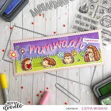 Heffy Doodle Sweet Scalloped Slimline snijmal kopen – sierlijke basis voor je kaarten