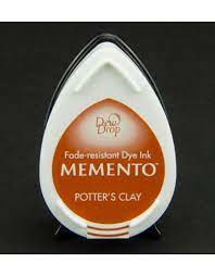 Memento Dew Drop Ink Pad   potter clay