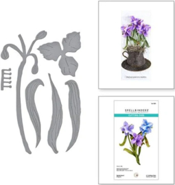 Spiderwort Snijmal – Mysterieus bloemdesign van Spellbinders Susan's Garden
