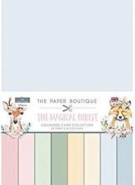 the paper boutique  the magical forest colour cardstock