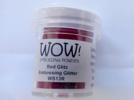 red glitz WS13R  embossing powder