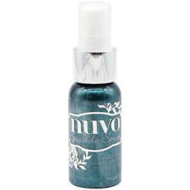 nuvo peacock plum sparkle spray