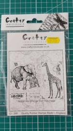 Crafty Individuals – Adventure: See the World on Safari – Ontdek de wildernis in stempelvorm