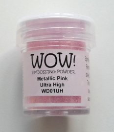 pink  WD01 UH embossing powder