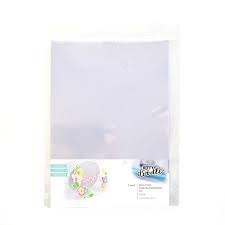 A 4 extra thick clear acetate sheets
