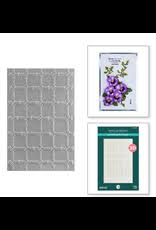 Spellbinders 3 D embossing folder  bamboo trellis