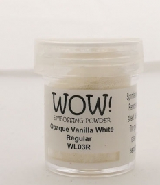 WOW embossing powder Opaque Vanille white WL03R