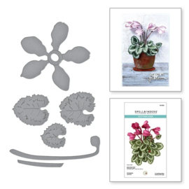 Cyclamen Snijmal – Winterse charme uit Spellbinders Susan's Garden Collectie