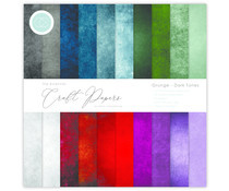 Craft Consortium paper pad grunge dark tones.   6x6"