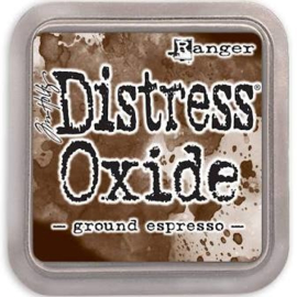 ☕ Distress Oxide Ground Espresso – Donkerbruin met een rijke, aardse toon