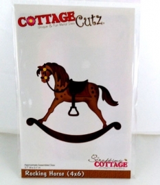 Cottage cutz Die  rocking horse 4x6"