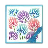 Clarity stencil  CHINESE LANTERNS  7" X 7".        77