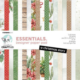 Creative Craftlab Essentials A Christmas Story 8x8 Inch Paper Pad