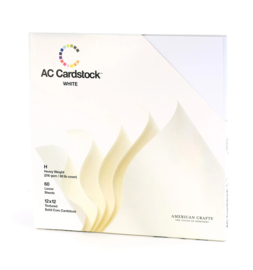 American Crafts Cardstock White – Heldere Basis voor Jouw Creatieve Ideeën