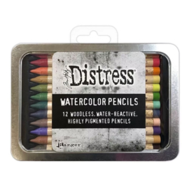 Ranger Distress Watercolor Pencils Set 4 – Nieuwe kleuren, eindeloze mogelijkheden