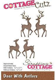 Cottage  Cutz die deer with antlers