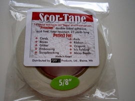 score tape 5/8" dubbelzijdig tape