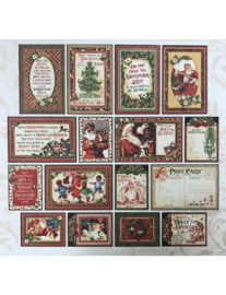 Graphic 45 journaling cardsSt.Nicholas collection