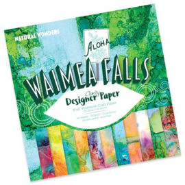 Clarity WAIMEA FALLS DESIGNER PAPER PACK 8" X 8"