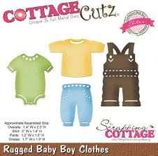 Cottage Cutz Die Rugged baby boy clothes