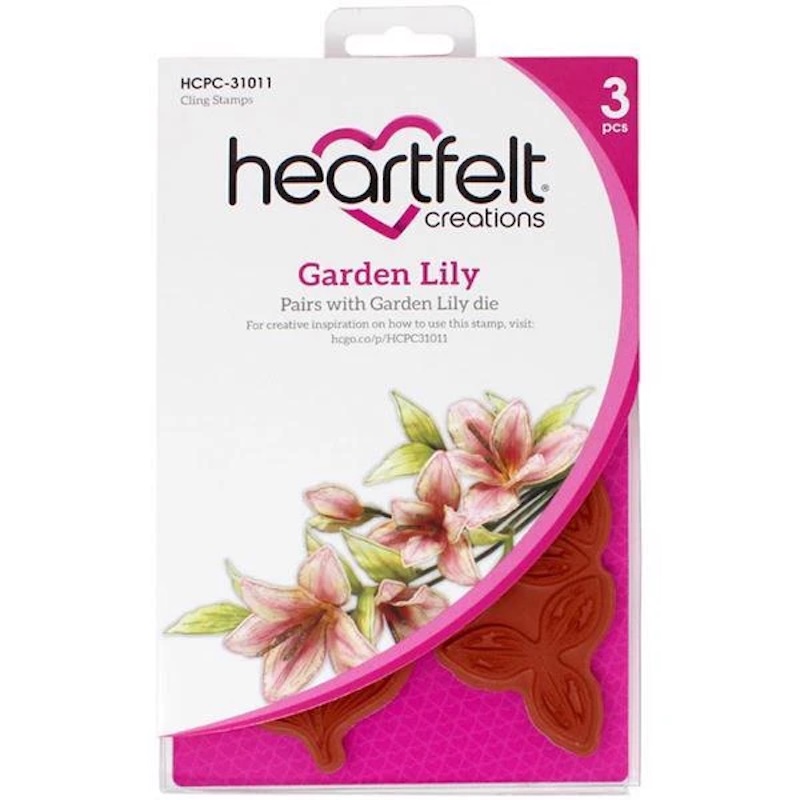 Heartfelt Creations Garden Lily stempelset kopen – elegante bloemen om te knippen, vormen en op steeltjes te zetten