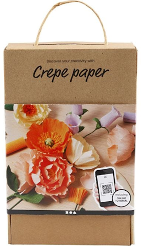 🌺 Creëer zelf de mooiste crêpebloemen met deze startersset