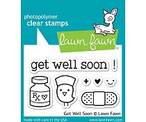 Lawn Fawn stempelset get well soon