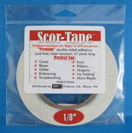 score tape 1/8" dubbelzijdig tape